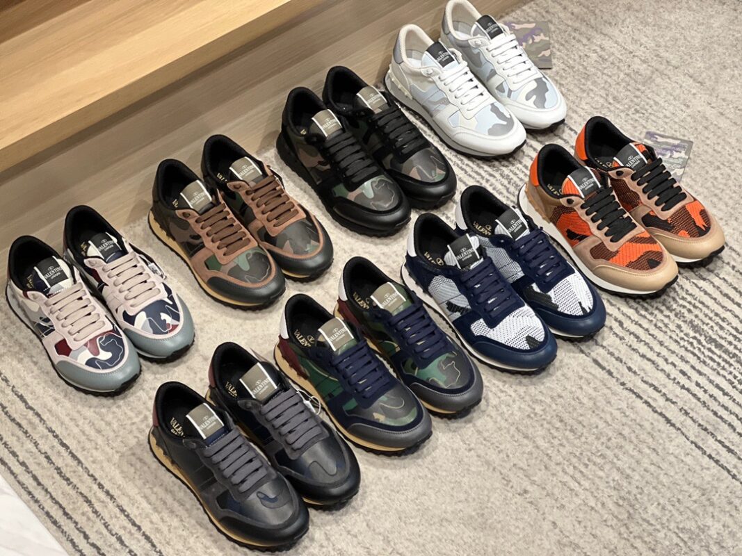 Valentino 2023 Camouflage Sneakers. Collection