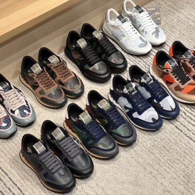 Valentino 2023 Camouflage Sneakers. Collection