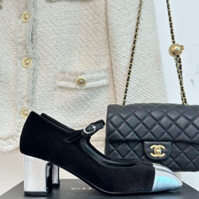 Chanel 2023 Square Toe Chunky Heels