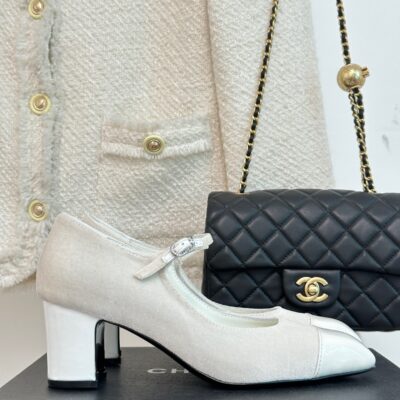 Chanel 2023 Square Toe Chunky Heels