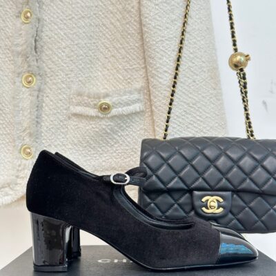 Chanel 2023 Square Toe Chunky Heels