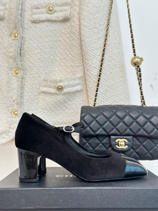 Chanel 2023 Square Toe Chunky Heels