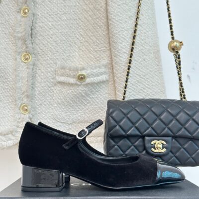 Chanel 2023 Square Toe Chunky Heels
