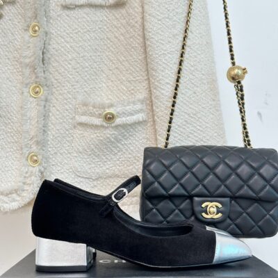 Chanel 2023 Square Toe Chunky Heels