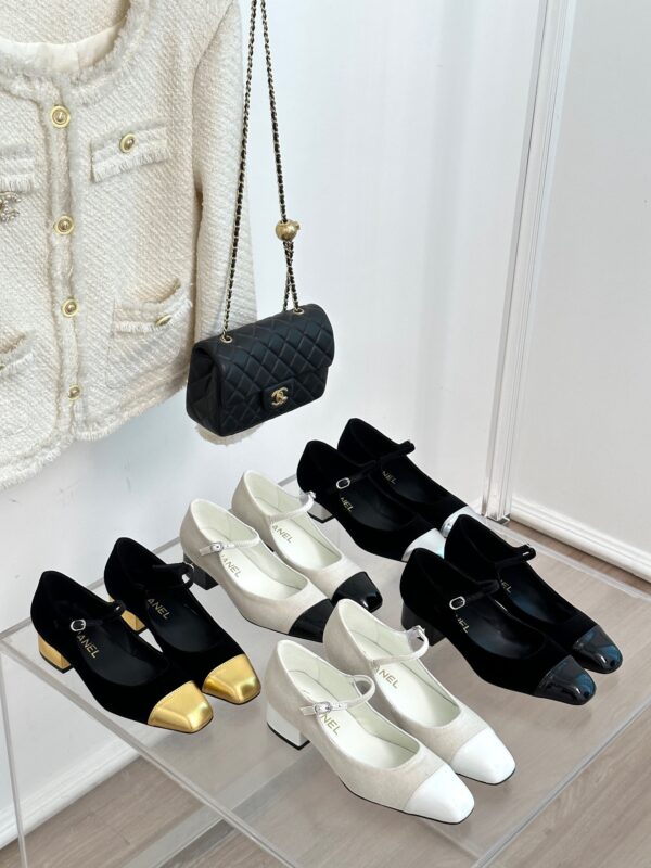 Chanel 2023 Square Toe Chunky Heels Collection