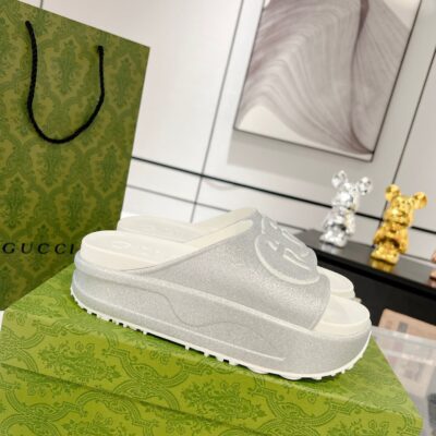 Gucci 2023 New Thick-soled Couple Slippers