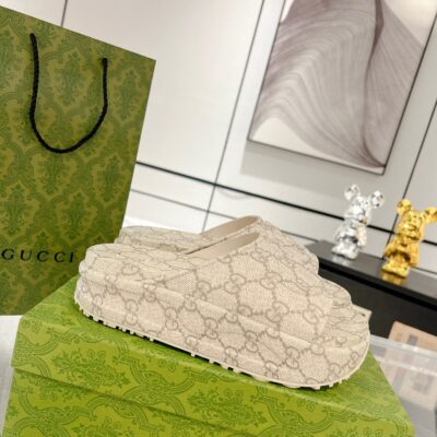 Gucci 2023 New Thick-soled Couple Slippers