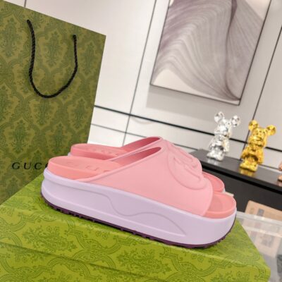 Gucci 2023 New Thick-soled Couple Slippers