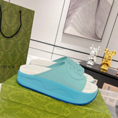 Gucci 2023 New Thick-soled Couple Slippers