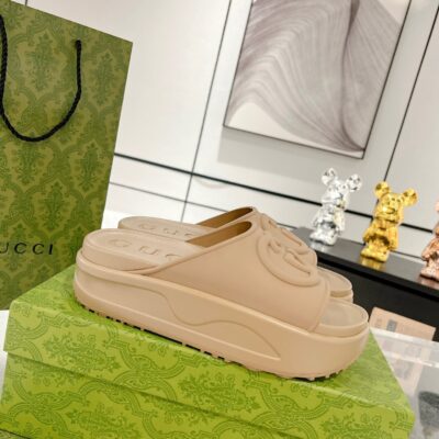 Gucci 2023 New Thick-soled Couple Slippers