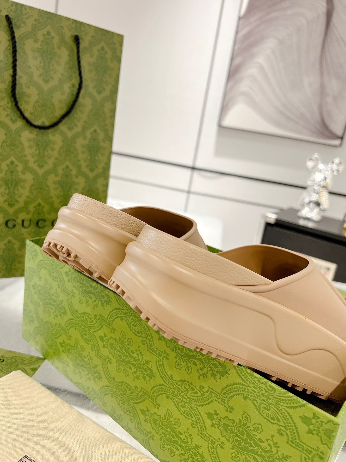 Gucci 2023 New Thick-soled Couple Slippers - Image 6