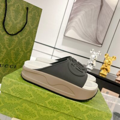 Gucci 2023 New Thick-soled Couple Slippers