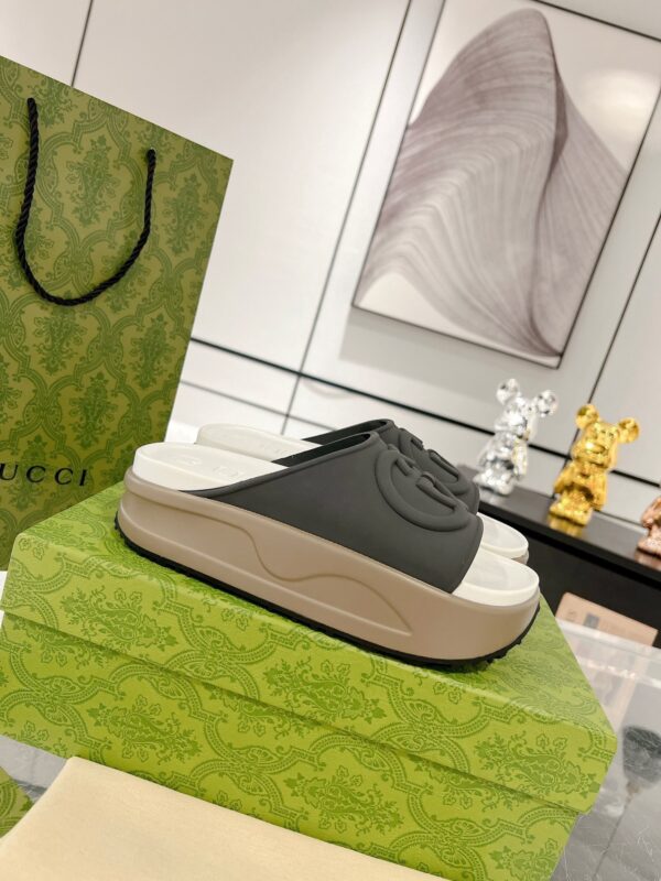 Gucci 2023 New Thick-soled Couple Slippers
