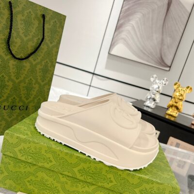 Gucci 2023 New Thick-soled Couple Slippers