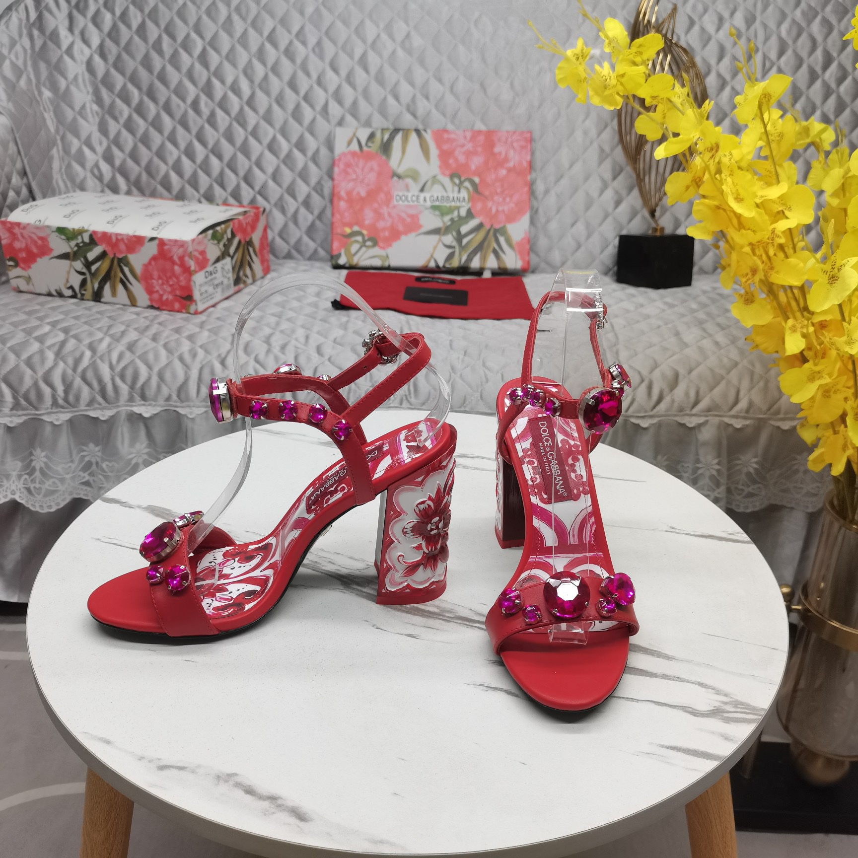 Dolce & Gabbana 2023 High-heeled Sandals - Image 4