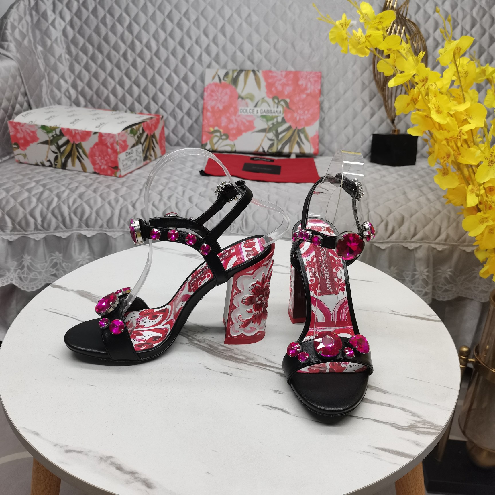 Dolce & Gabbana 2023 High-heeled Sandals - Image 4