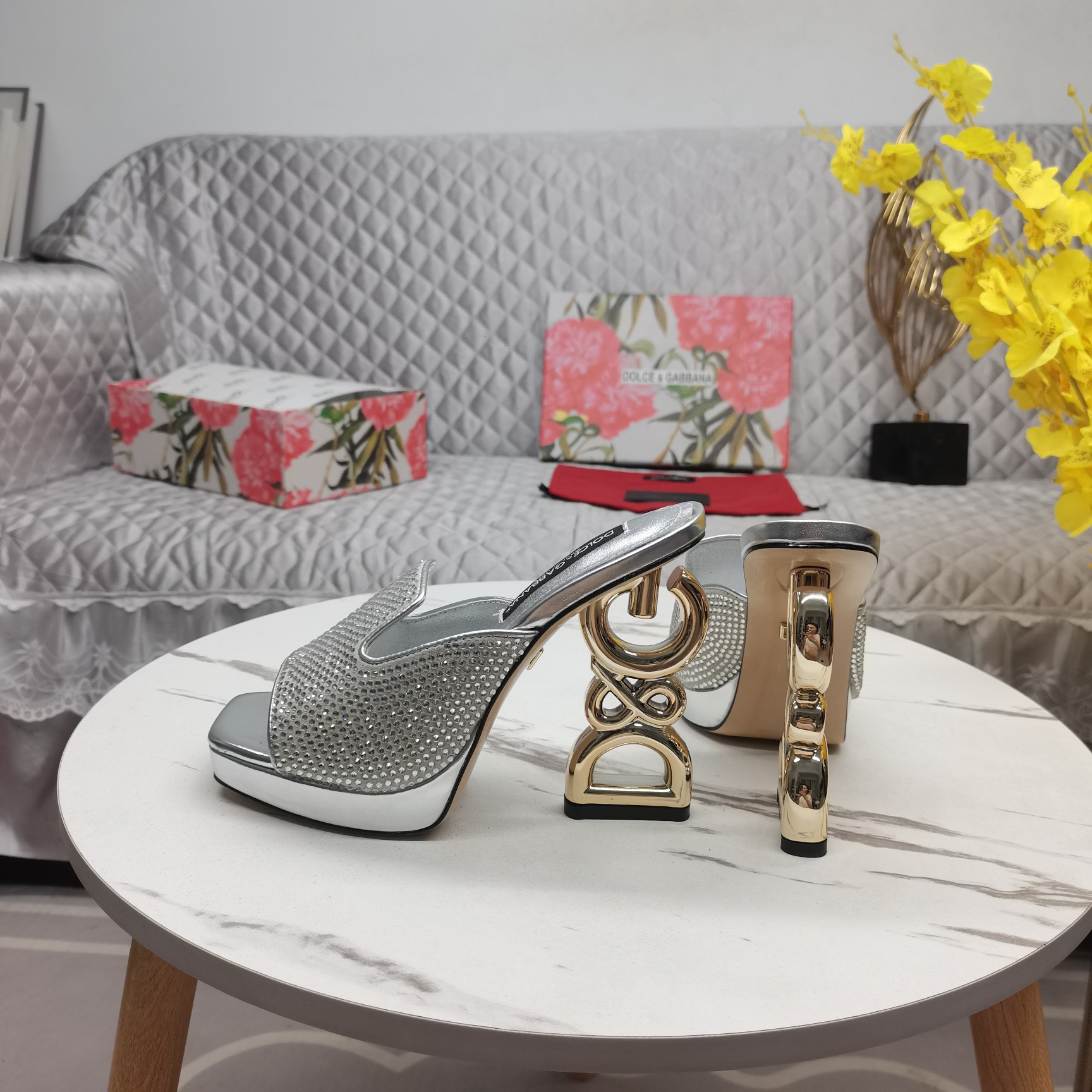 Dolce & Gabbana 2023 High-heeled Sandals - Image 6