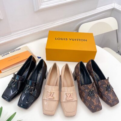 Louis Vuitton 2023 New Thick-heeled Loafers Collection