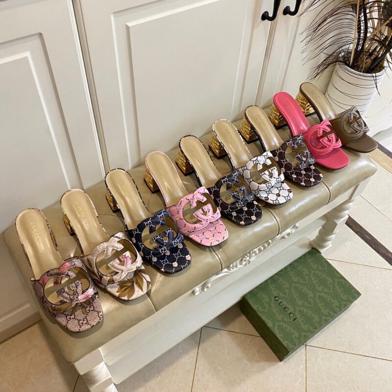 Gucci 2023 New Heel Sandals Collection