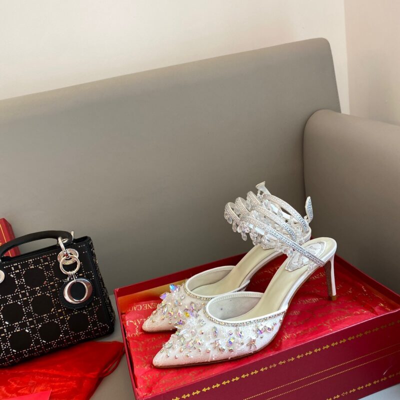 Rene Caovilla 2023 New Frozen High-heeled Sandals