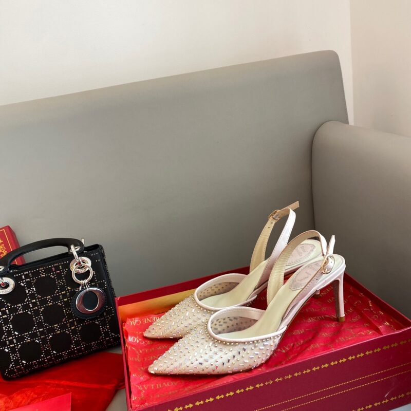 Rene Caovilla 2023 New Frozen High-heeled Sandals