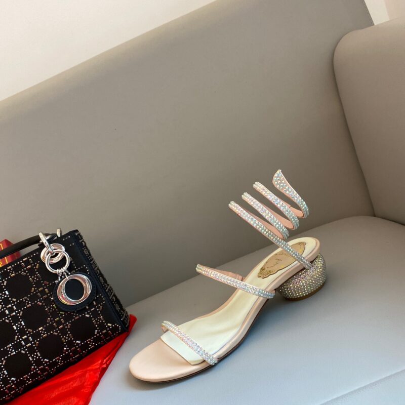 Rene Caovilla 2023 New Classic Snake-shaped Strappy Sandals