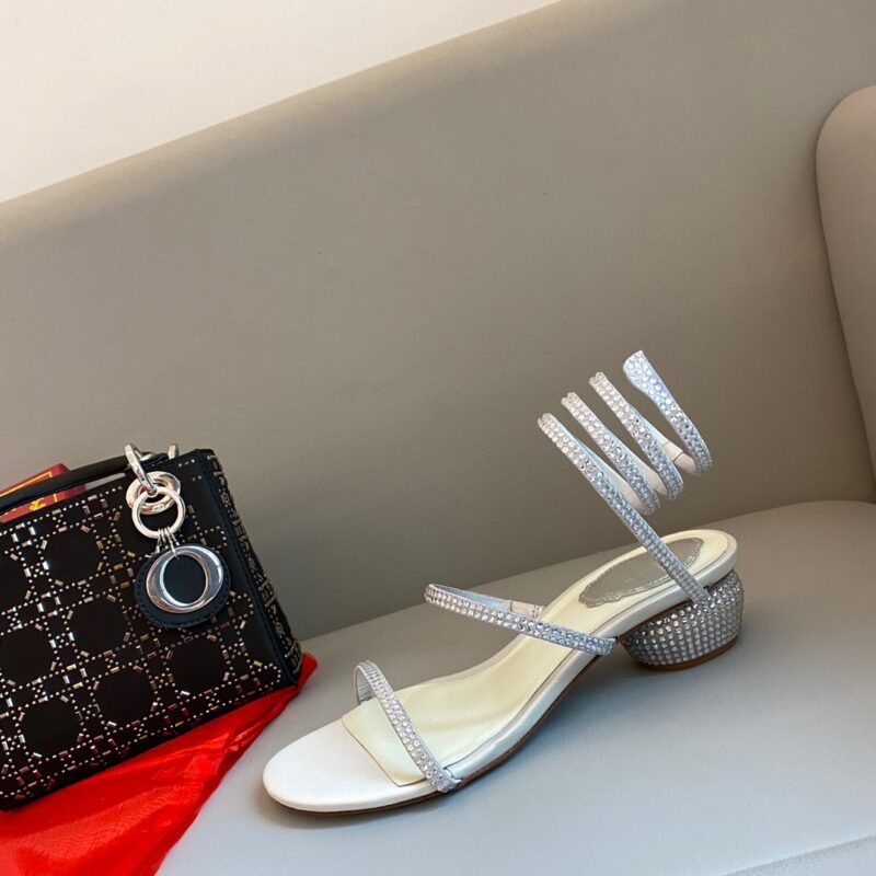 Rene Caovilla 2023 New Classic Snake-shaped Strappy Sandals