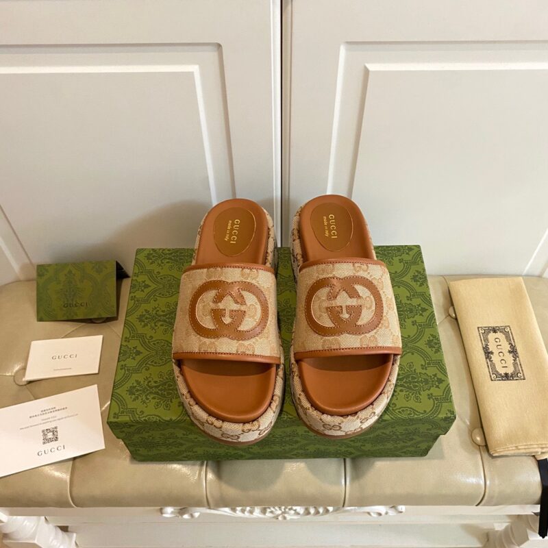 Gucci 2023 New Thick-sole Sandals