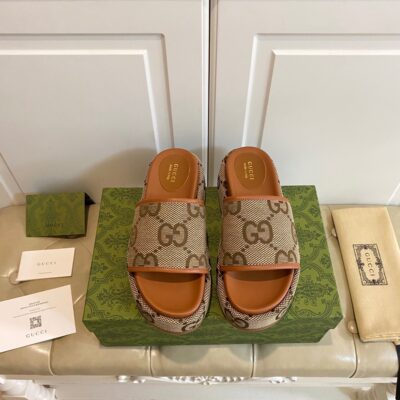 Gucci 2023 New Thick-sole Sandals
