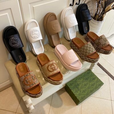Gucci 2023 New Thick-sole Sandals Collection