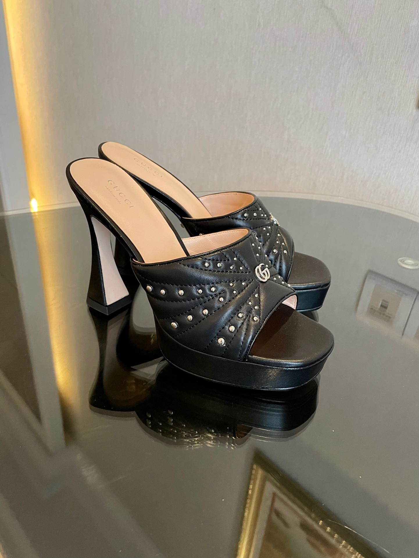 Gucci 2023 New High-heeled Sandals - Image 3