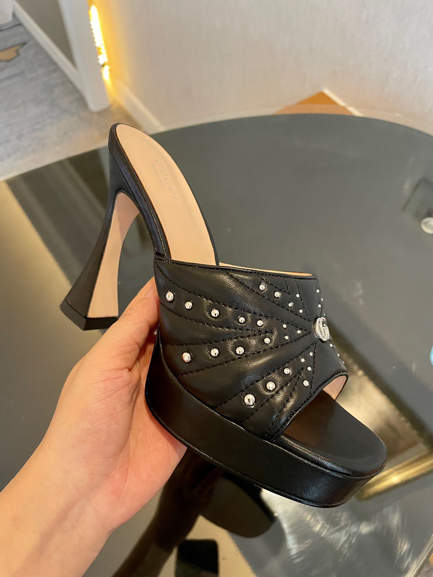 Gucci 2023 New High-heeled Sandals - Image 4