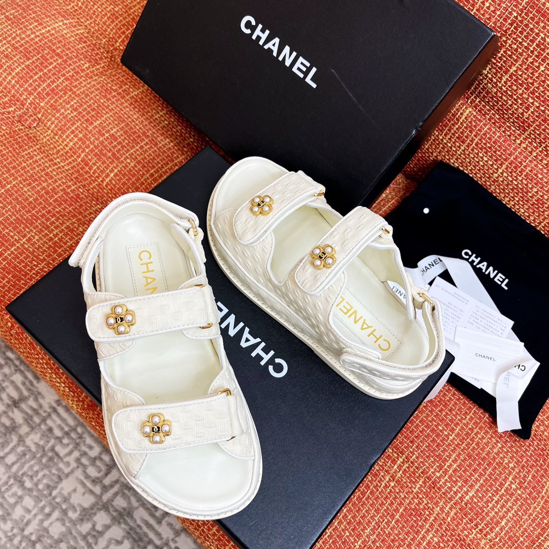 Chanel 2033 New Velcro Sandals - Image 5