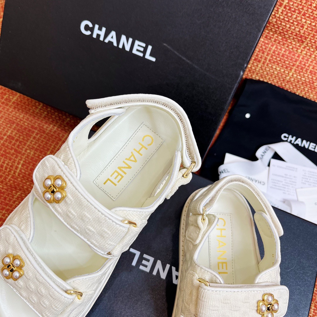 Chanel 2033 New Velcro Sandals - Image 7