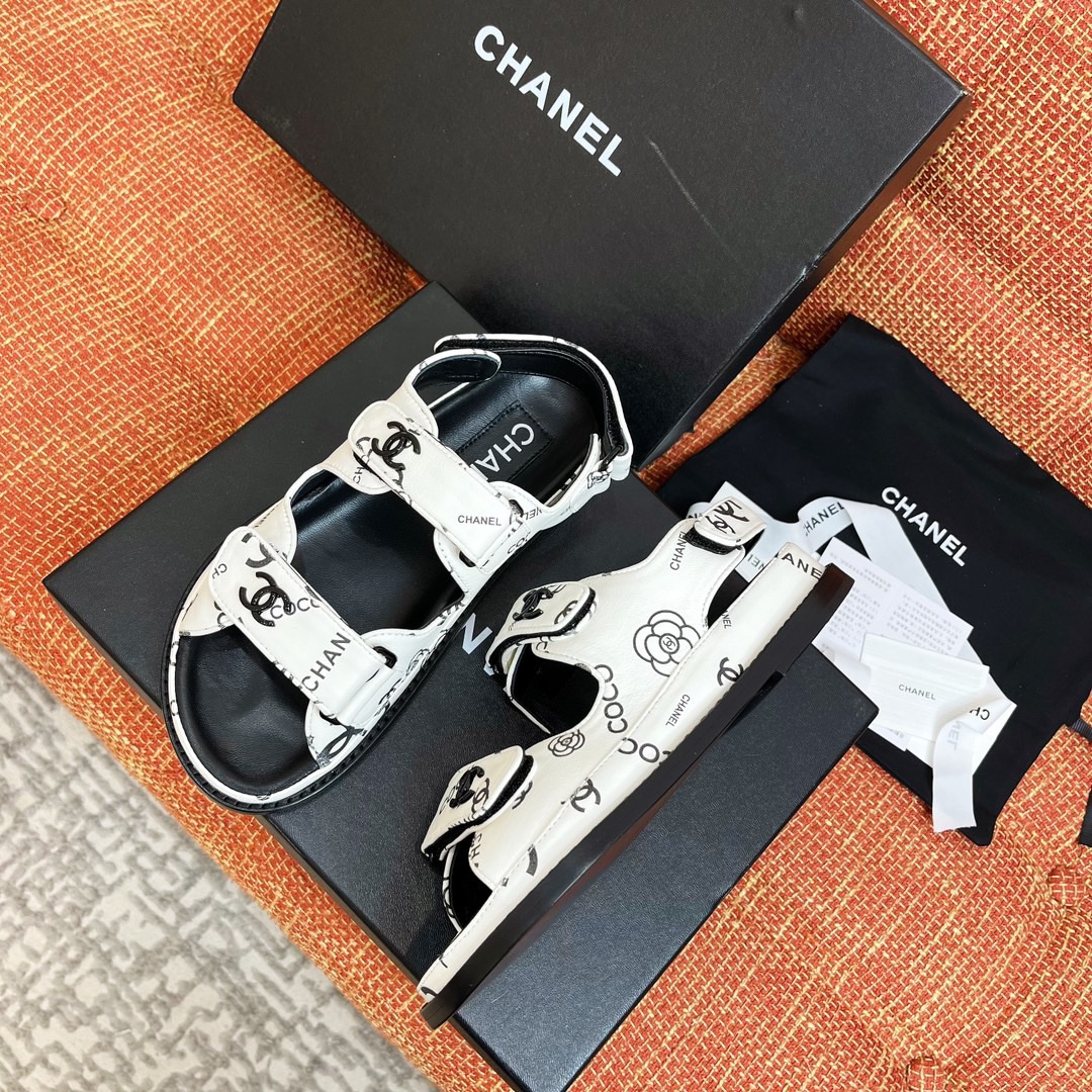 Chanel 2033 New Velcro Sandals - Image 4