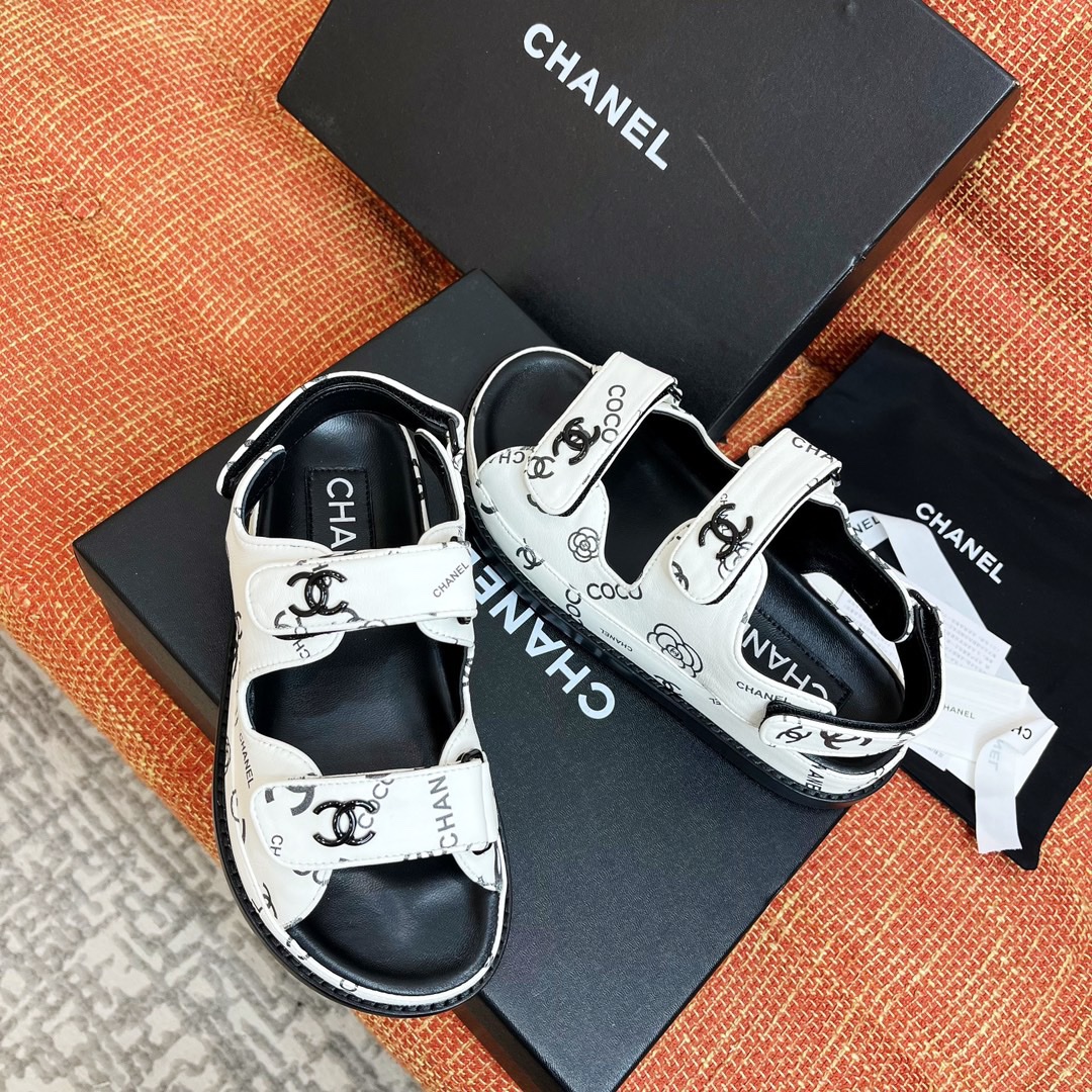 Chanel 2033 New Velcro Sandals - Image 5