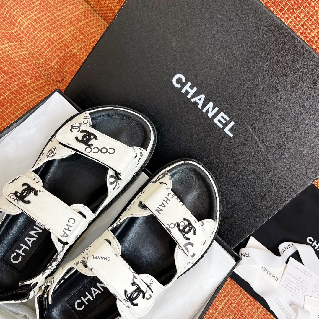 Chanel 2033 New Velcro Sandals - Image 6