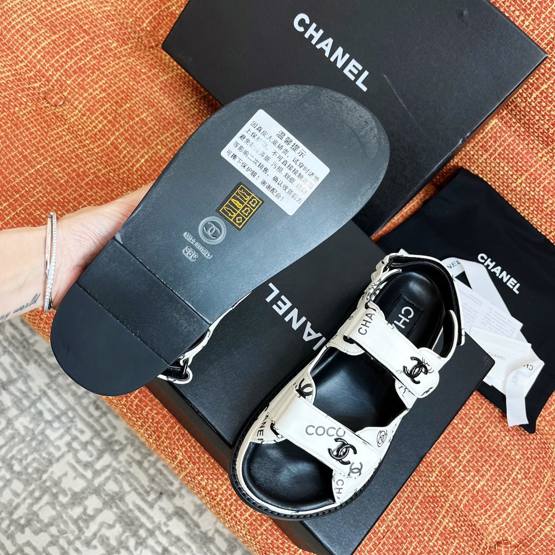 Chanel 2033 New Velcro Sandals - Image 8