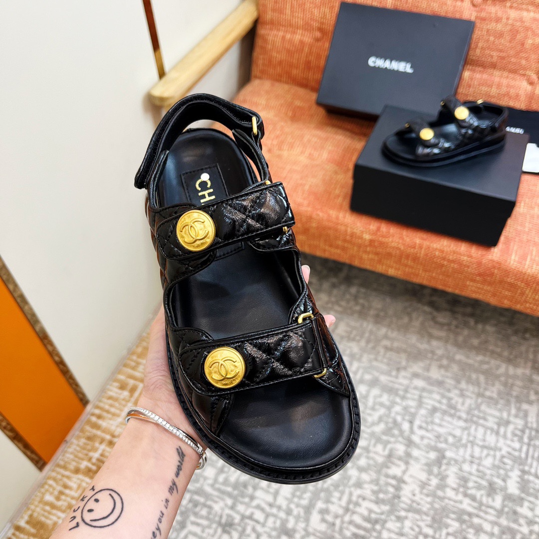 Chanel 2033 New Velcro Sandals - Image 3