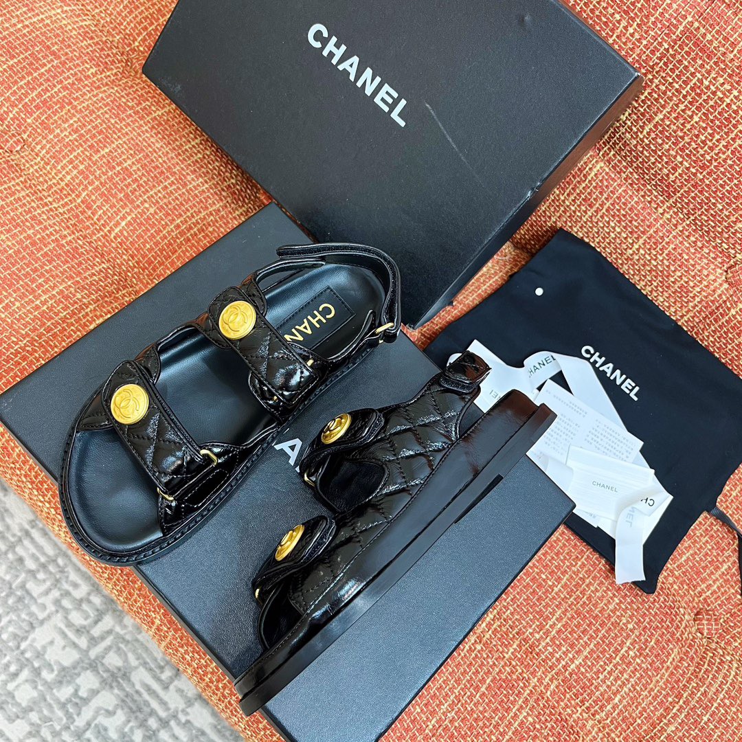 Chanel 2033 New Velcro Sandals - Image 4