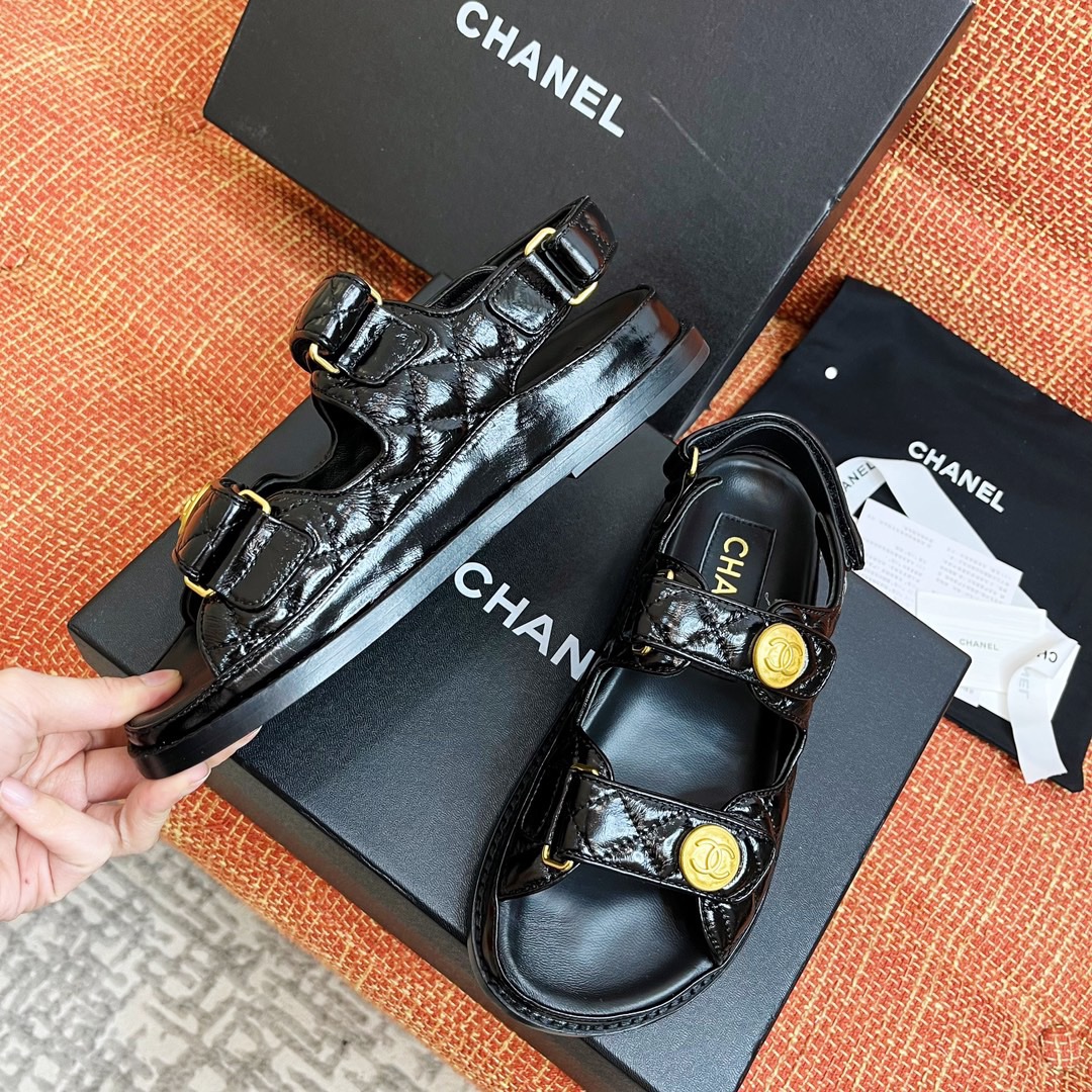 Chanel 2033 New Velcro Sandals - Image 2