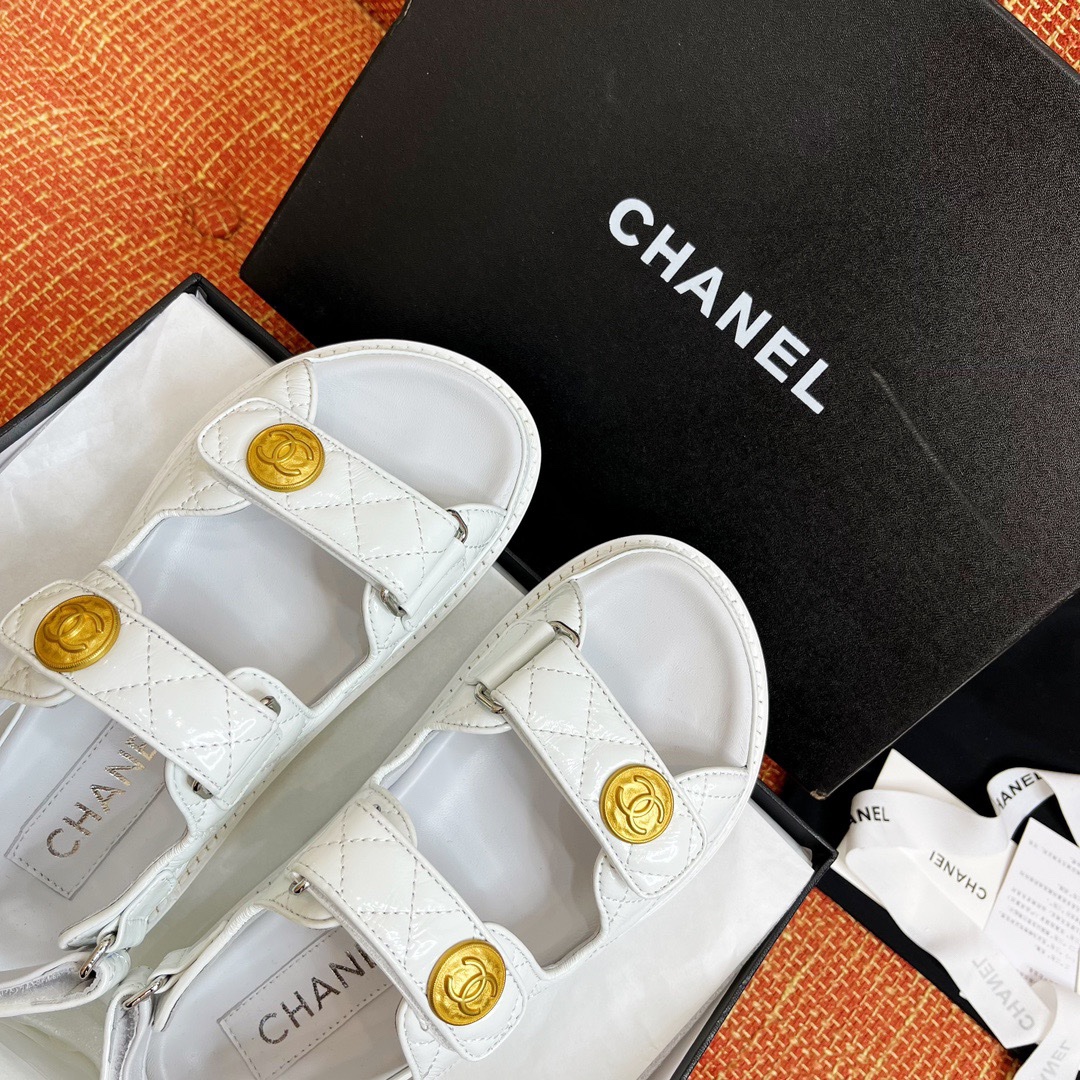 Chanel 2033 New Velcro Sandals - Image 6