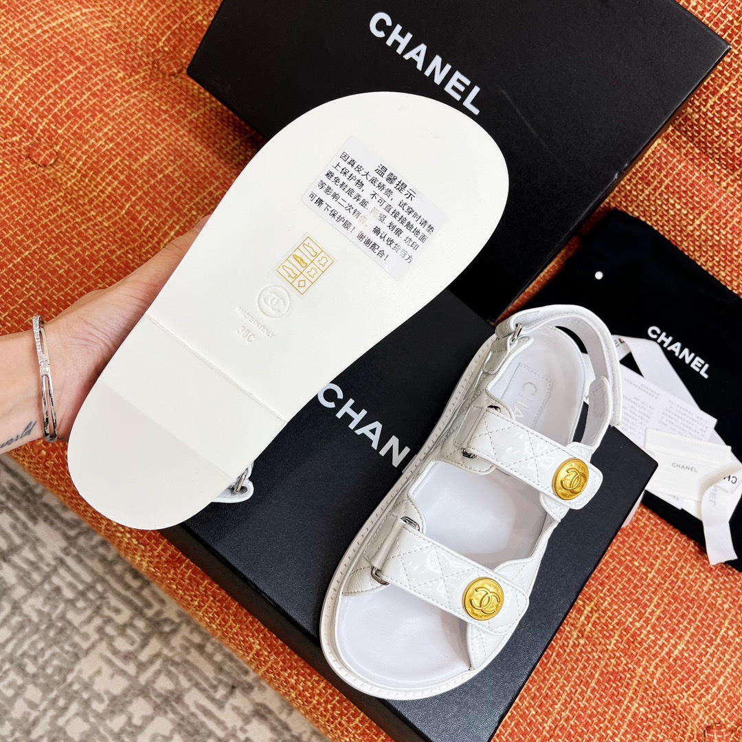Chanel 2033 New Velcro Sandals - Image 8