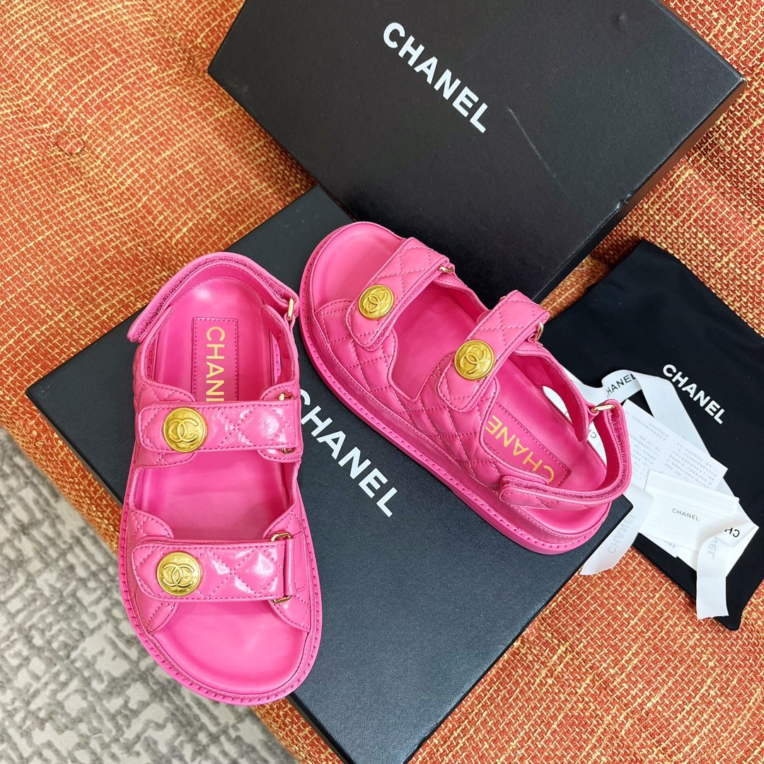 Chanel 2033 New Velcro Sandals - Image 5