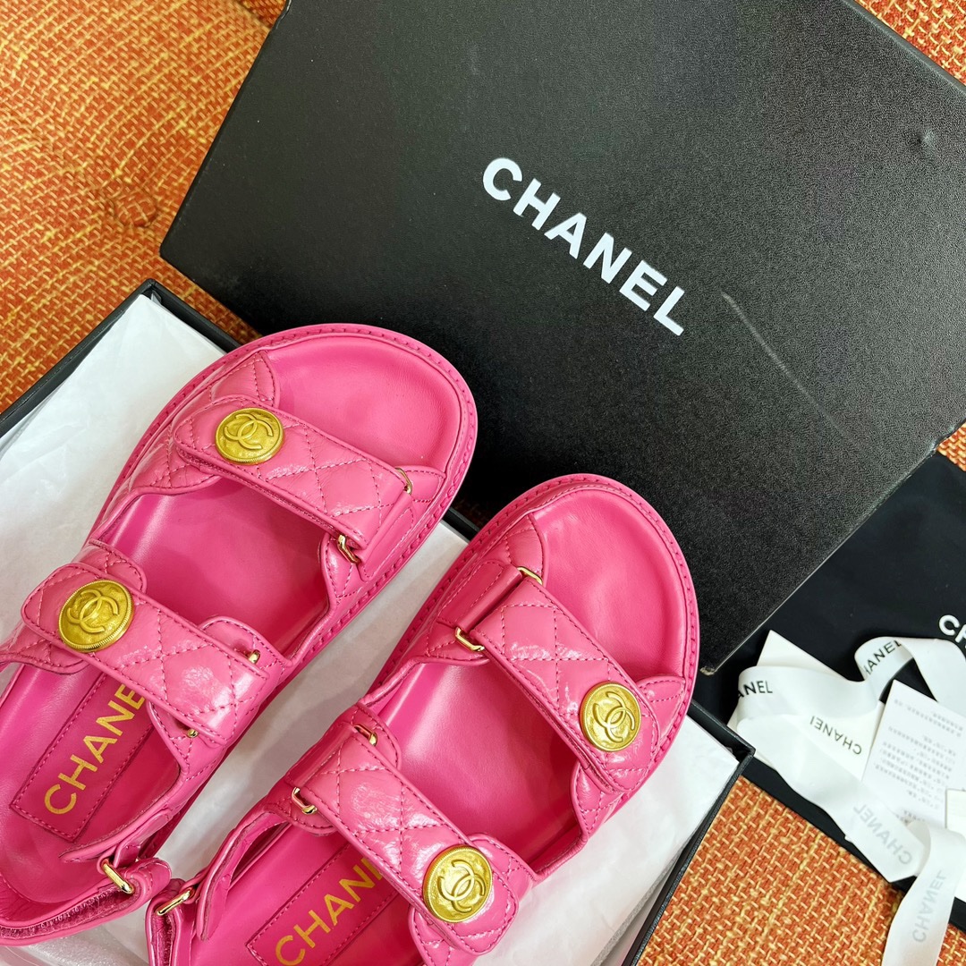 Chanel 2033 New Velcro Sandals - Image 6