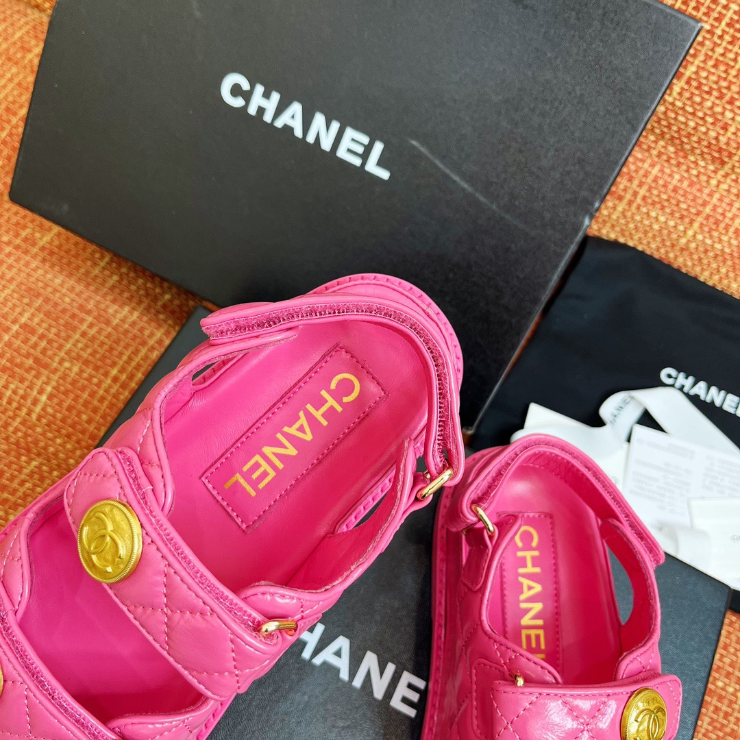 Chanel 2033 New Velcro Sandals - Image 7