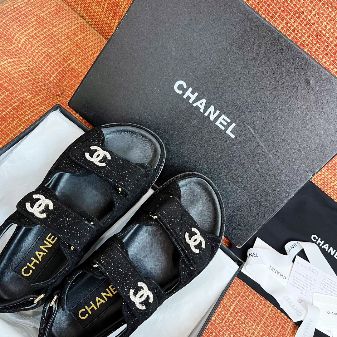 Chanel 2033 New Velcro Sandals - Image 6