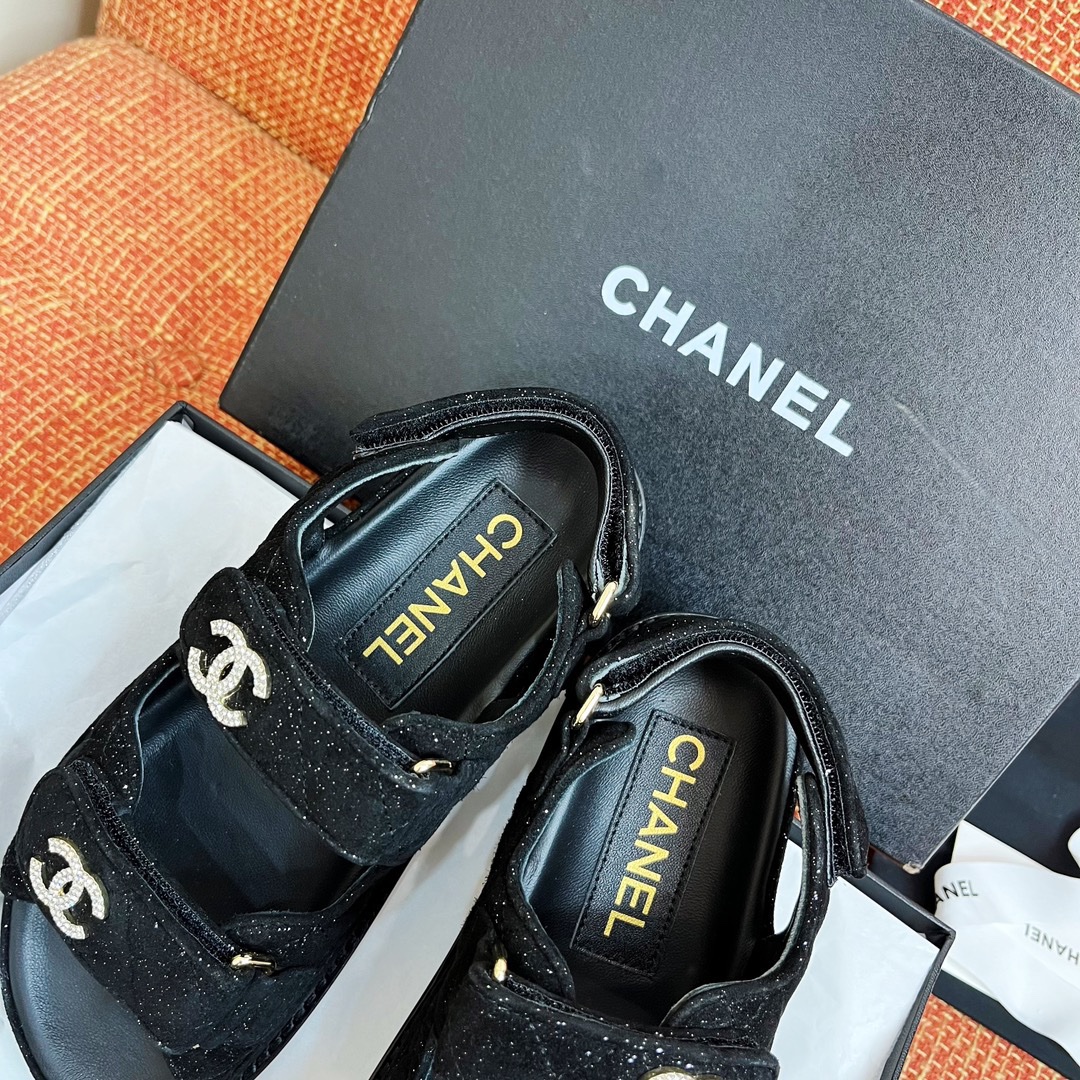 Chanel 2033 New Velcro Sandals - Image 7