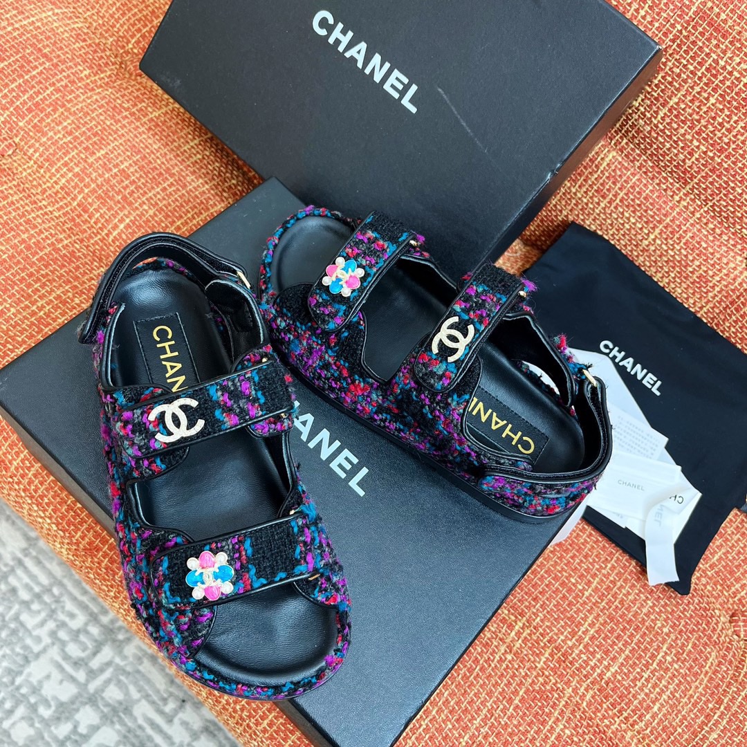Chanel 2033 New Velcro Sandals - Image 5