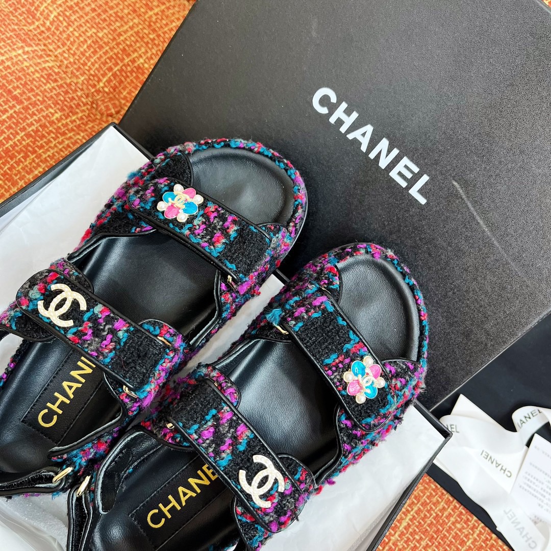 Chanel 2033 New Velcro Sandals - Image 6